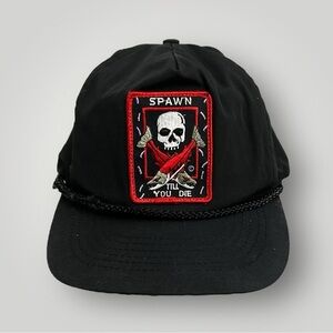 Vintage 90’s Spawn Till You Die Ray Troll Nirvana Grunge Hipster Strapback Hat